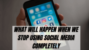 What will happen when we stop using social media completely